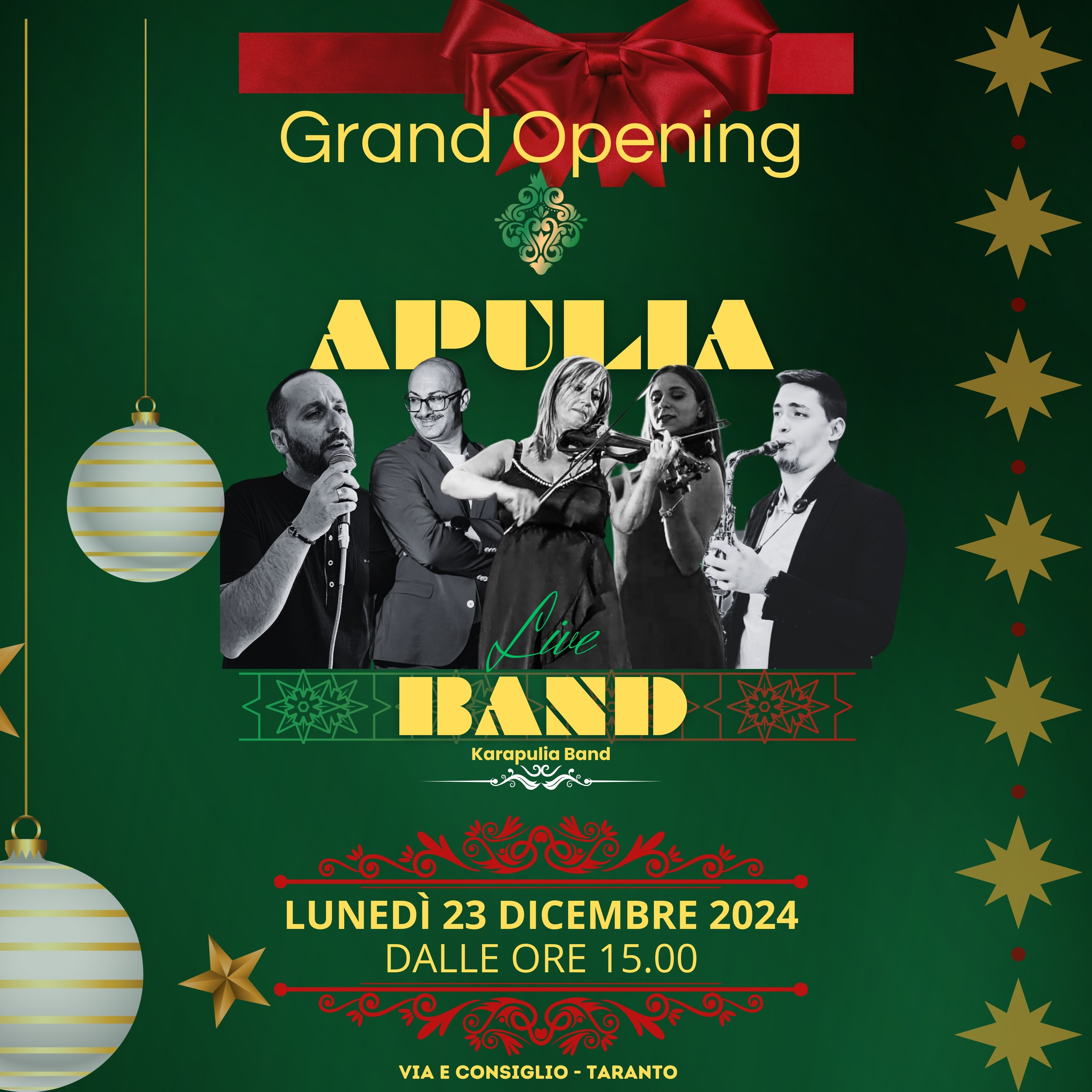 McDonald's Ha Scelto Nuovamente la Band Pugliese  Karapulia Band  Per l'inaugurazione del Suo nuovo McDonald's a Taranto!